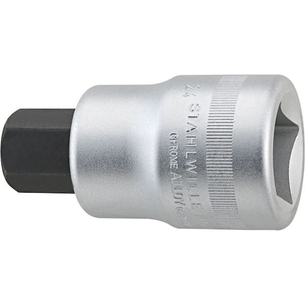 25 mm (1") INHEX socket Size 17 mm L.85 mm